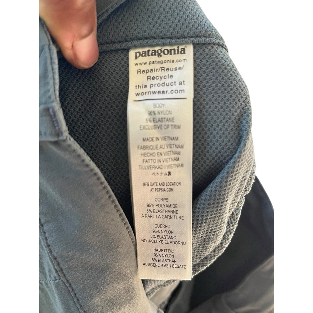 Patagonia Women's Size 2 Gray Nylon Quandary Straight Leg‎ Outerwear Pants - Picture 8 of 9